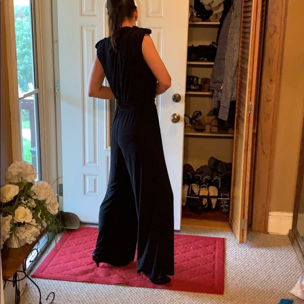 Black pantsuit